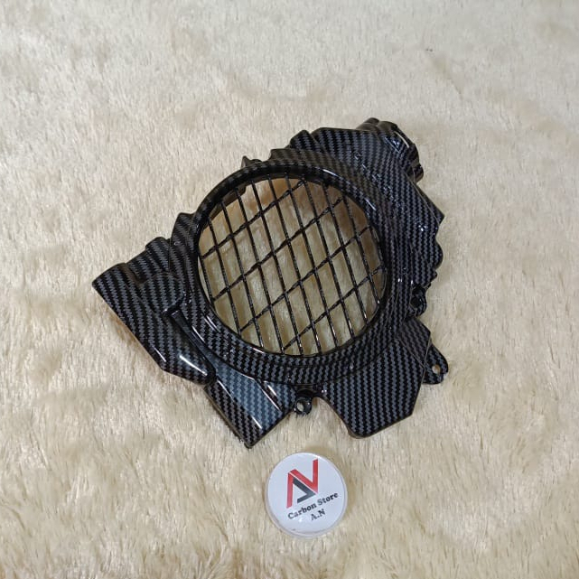 Cover Tutup Radiator Vario 110 Karbu Lama Old Full Karbon - Karbon Celup - Karbon WTP - Karbon Cover