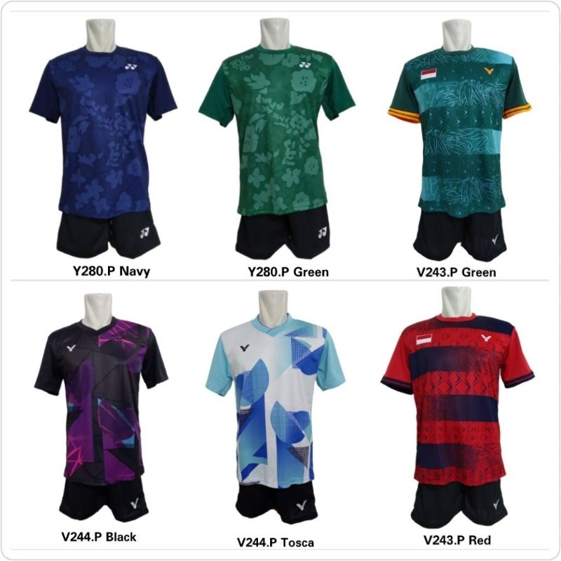 Setelan Badminton Dewasa Setelan Baju Celana Bulutangkis / Setelan Bulutangkis Dewasa Pria Wanita / Seragam Bulutangkis / Jersey Badminton / Pakaian Olahraga / Sport Collection Jakarta