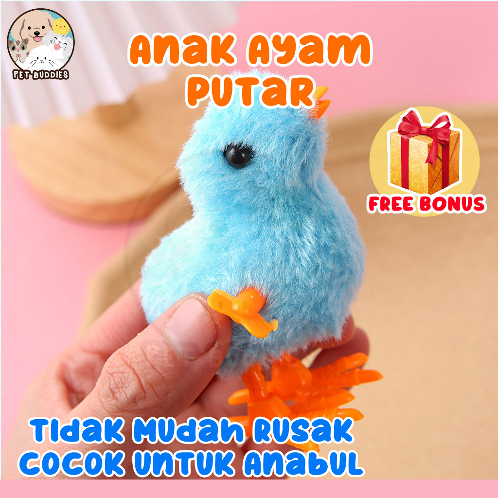 Mainan Kucing Anak Ayam Putar Lucu Cat Toy Doll