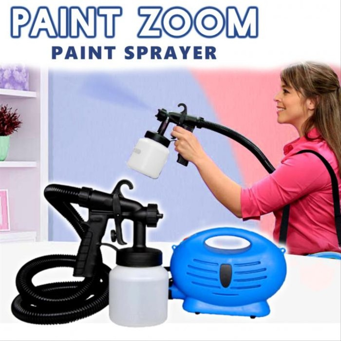(NON COD) Paint Gun Spray Set / Mesin Semprot Cat Dinding Tembok
