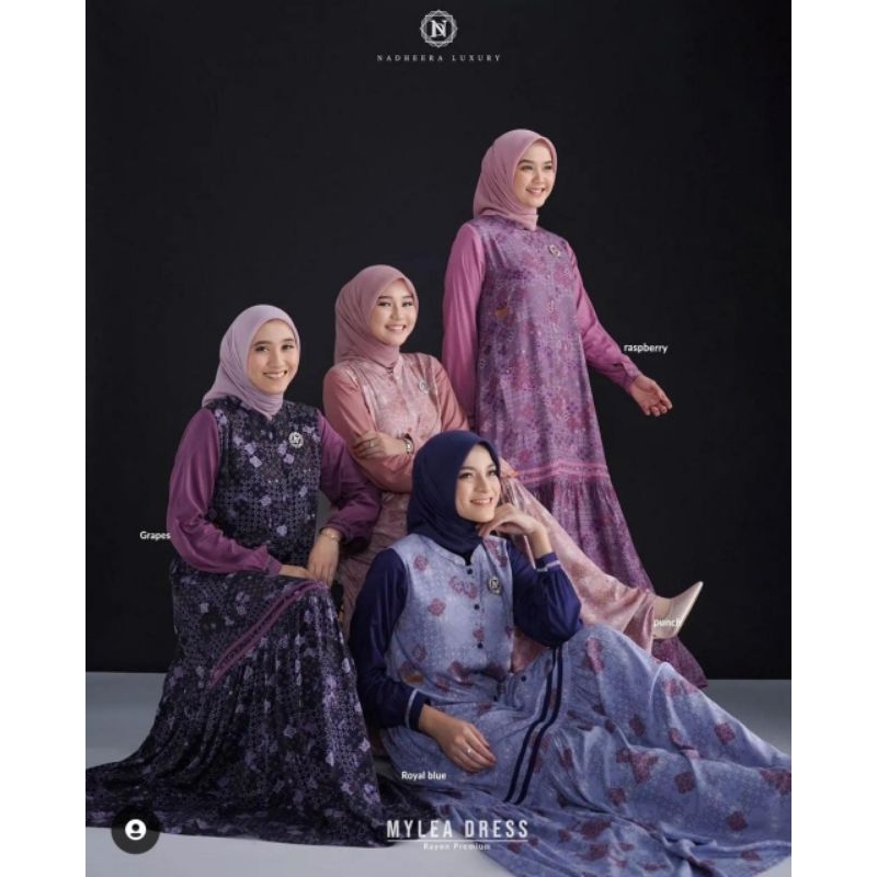 Mylea Dress Nadheera Promo Gamis Nadheera Special Price