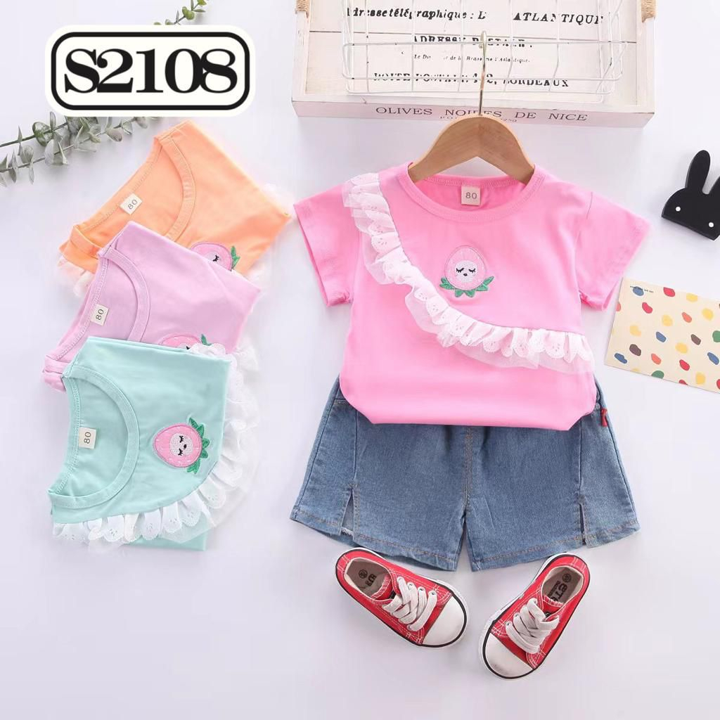 Setelan Import Celana Jeans Anak Bayi Perempuan 1-3tahun