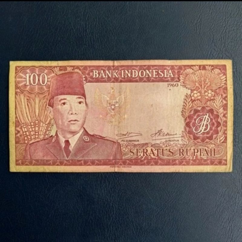 Uang Kuno 100 Rupiah Soekarno 1960 Seri X