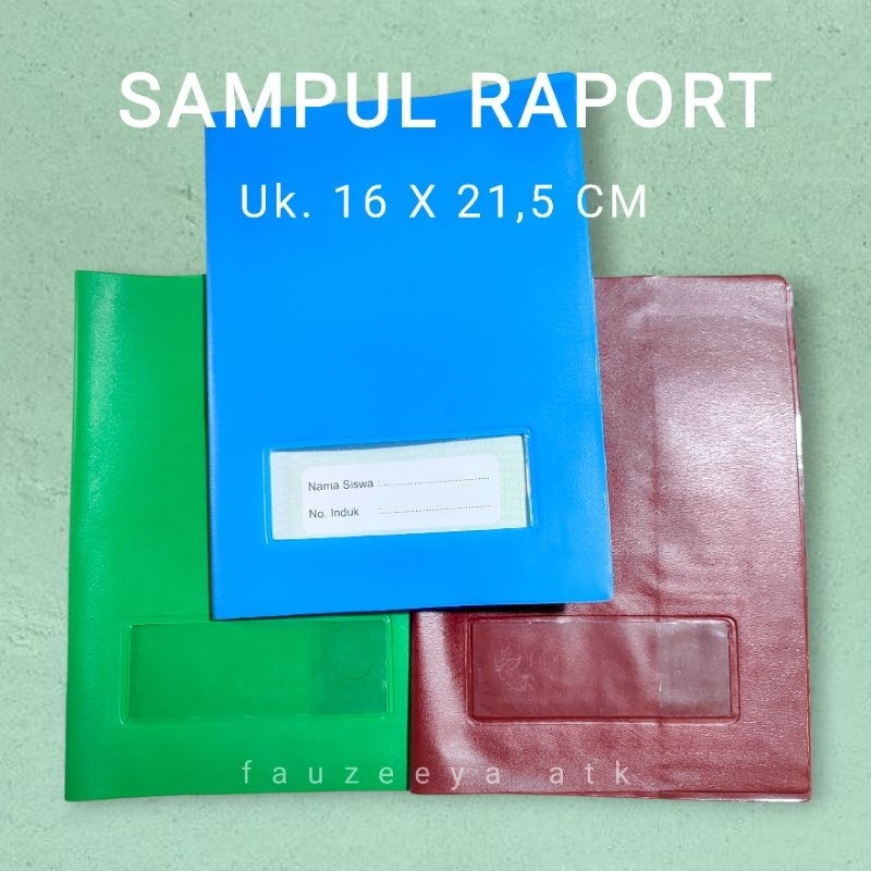 

Sampul Buku Raport Polos Plastik (anti air)