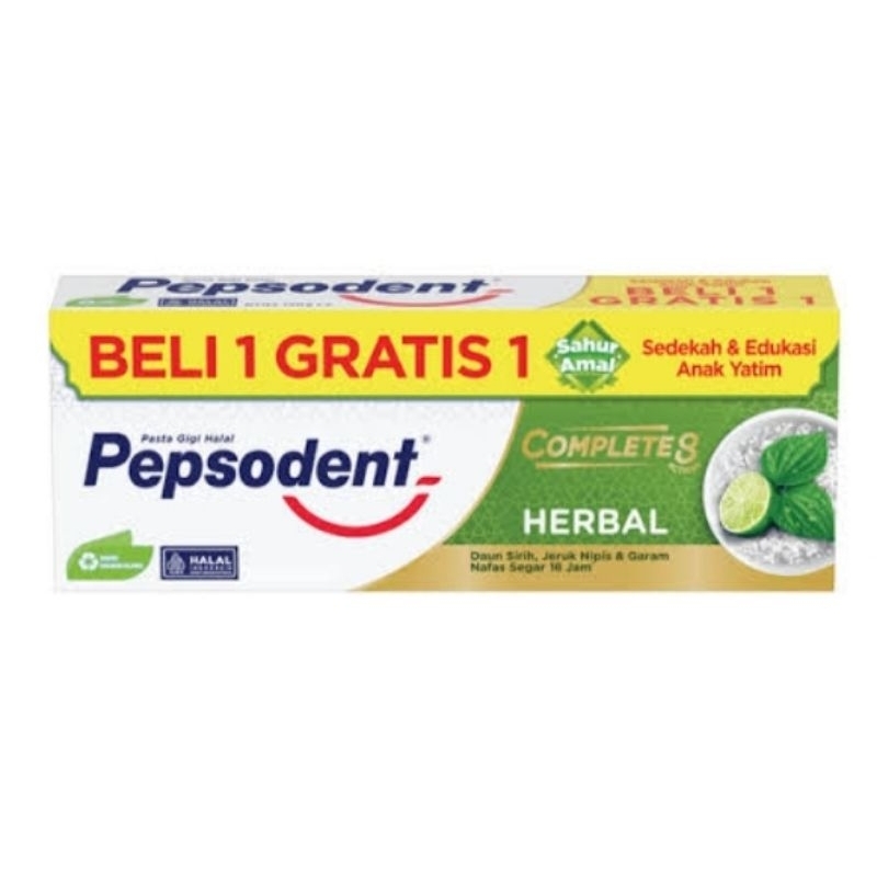 PEPSODENT Pasta Gigi Action 123 Herbal 190*2