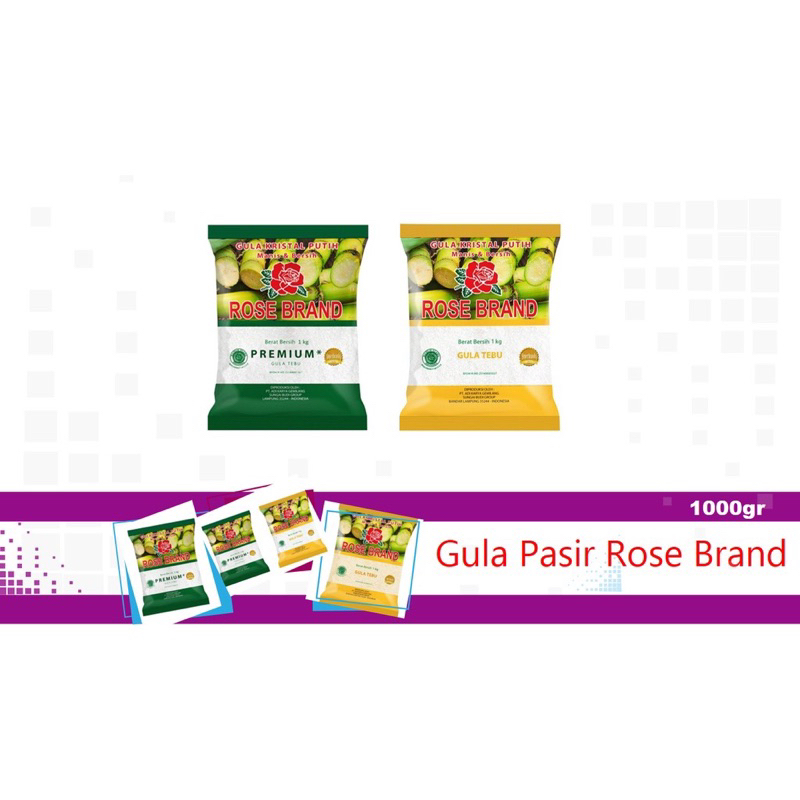 

Rose Brand Gula Pasir Putih Pck 1kg