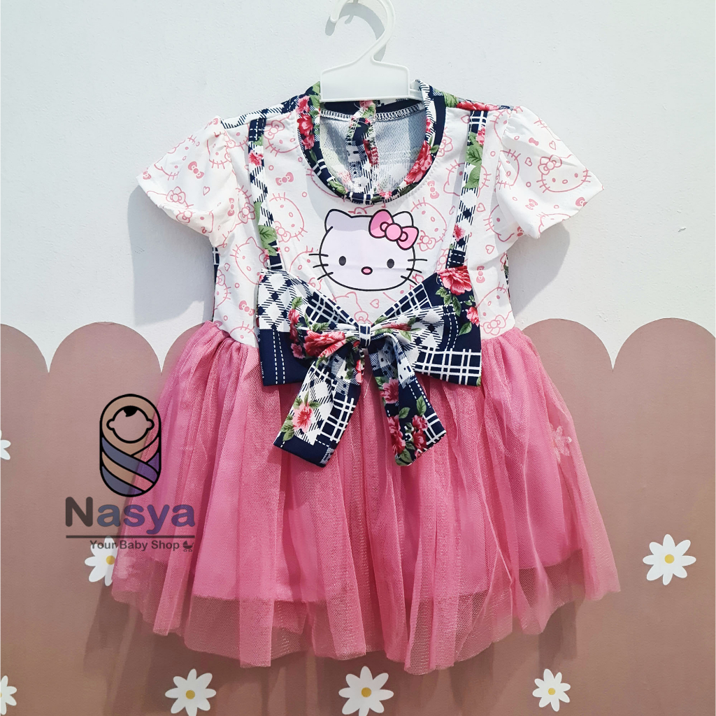 [KK-008] Setelan baju Anak Bayi Perempuan 3-12 bulan tangan rumbai