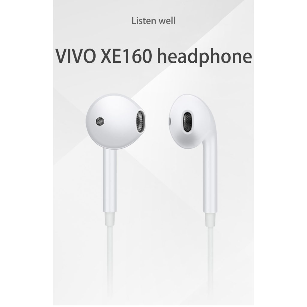 ELITEE Headset VIVO Original Hifi Handsfree Earphone Vivo With Mic XE160