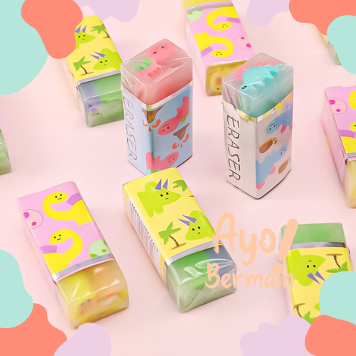 

Penghapus Motif Dino / Dino Eraser