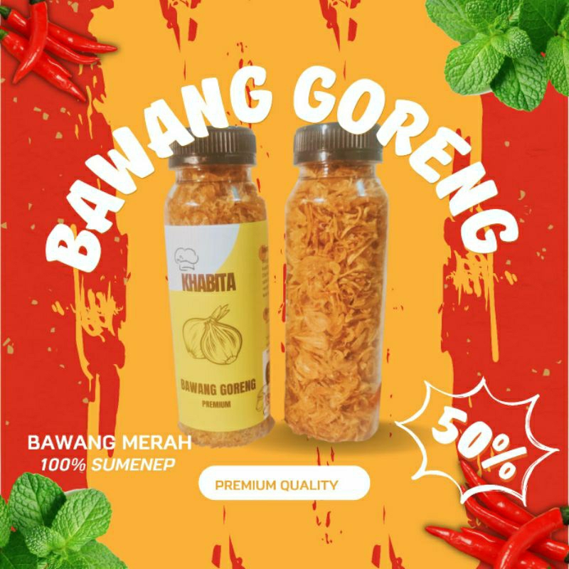 

[PROMO FREE LM] BAWANG GORENG PREMIUM TANPA TEPUNG FRESH