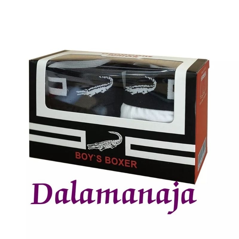 Crocodile Kids Cd Anak Cowok Boxer 521-831 1Pack isi 2Pcs
