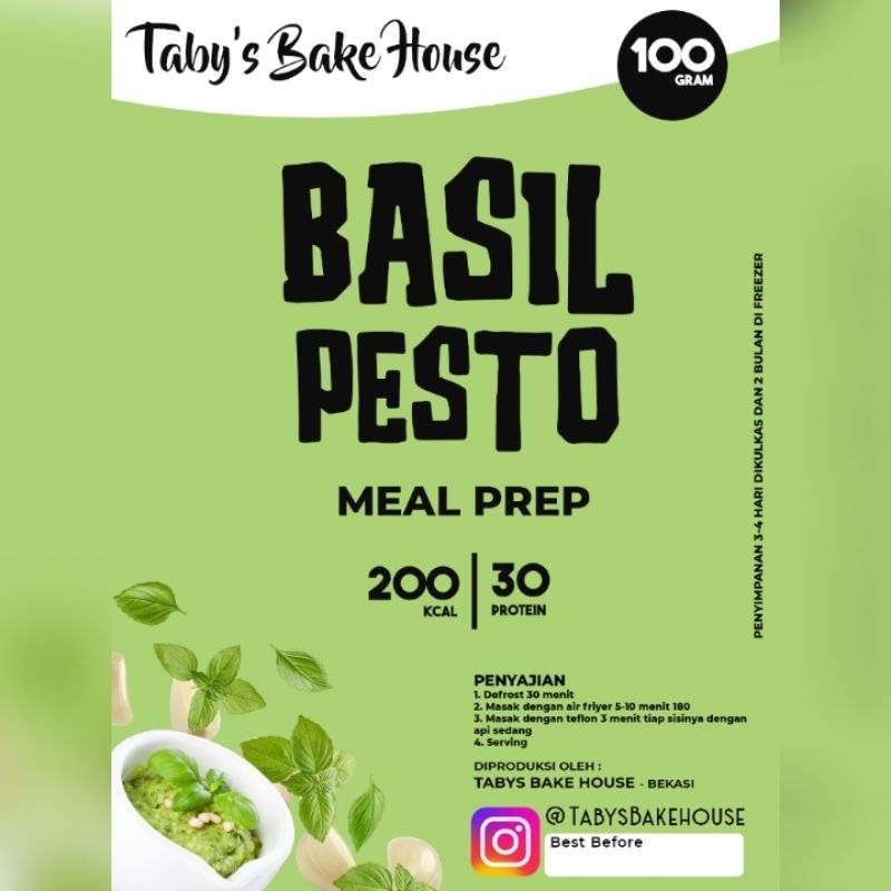 

MEAL PREP FROZEN | CHICKEN BASIL PESTO