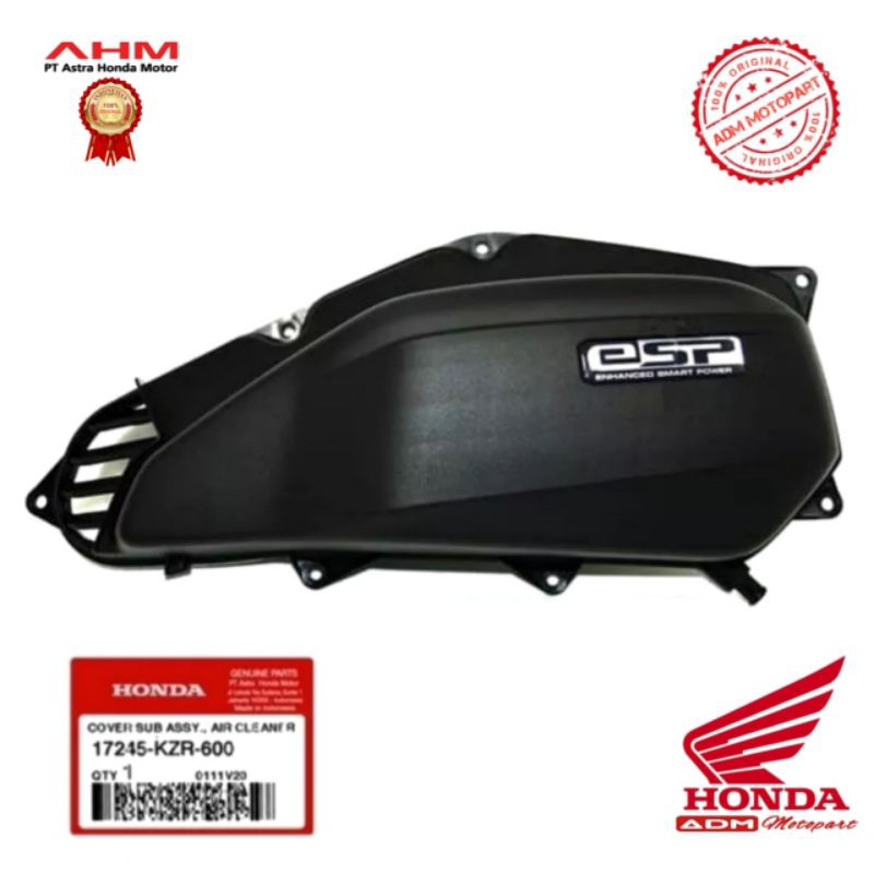 17245-KZR-600 Cover Tutup Filter Vario 125 old Vario 125 150 Led 2012-2017 Original