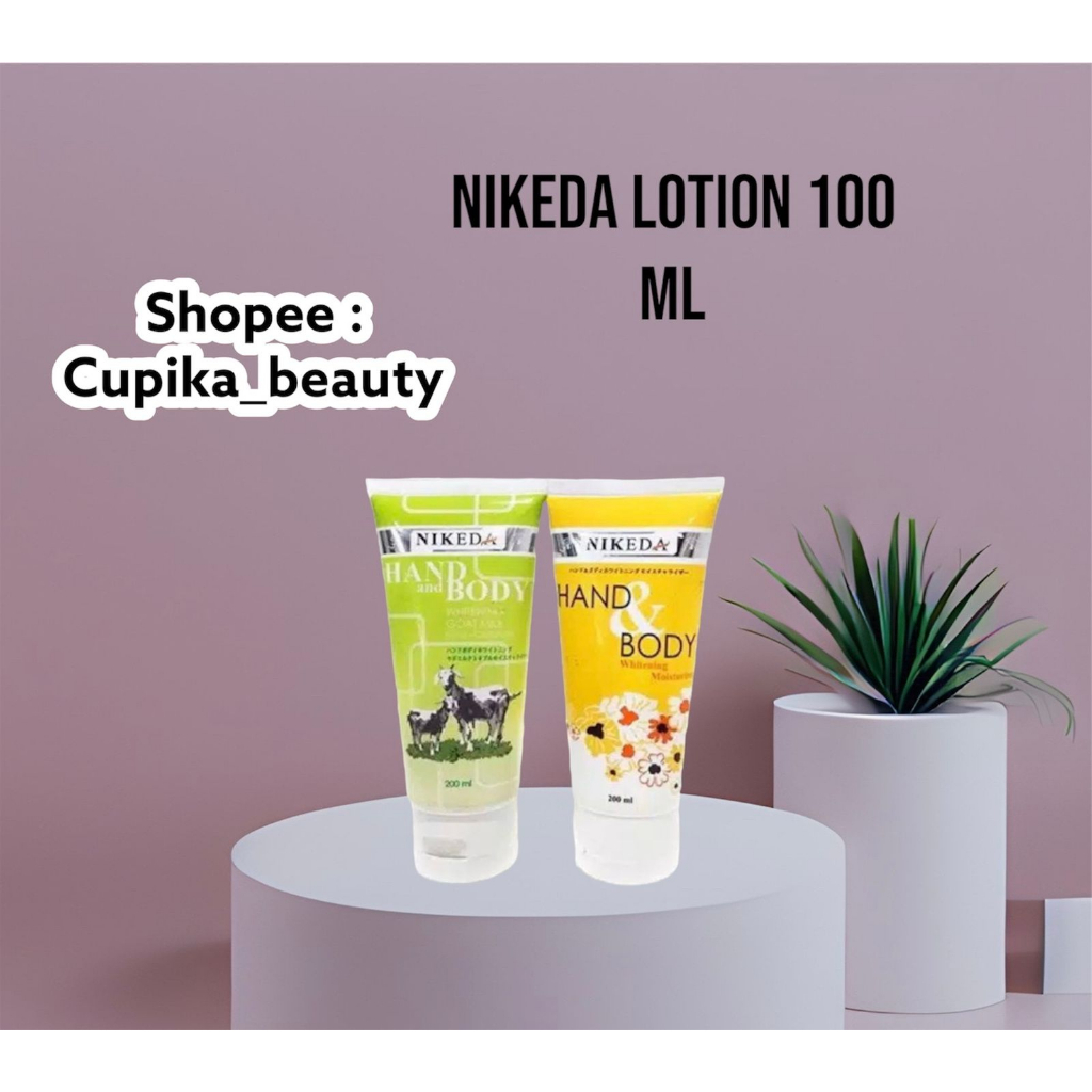 &lt;uo&gt;❤️ cupika ❤️ 100 ml -- nikeda handbody lotion super whitening -- nikeda body lotion super - satto