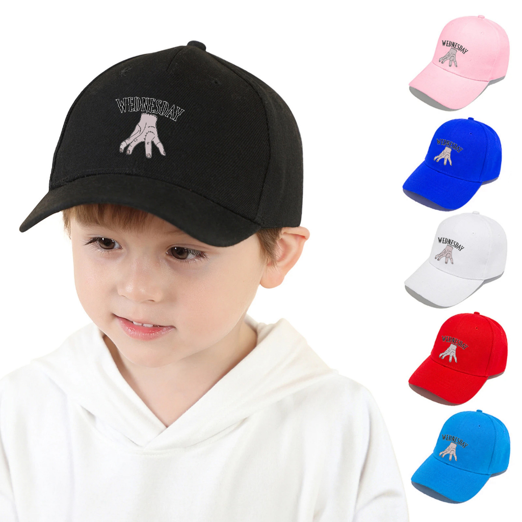 Topi Anak Baseball Wednesday Addams