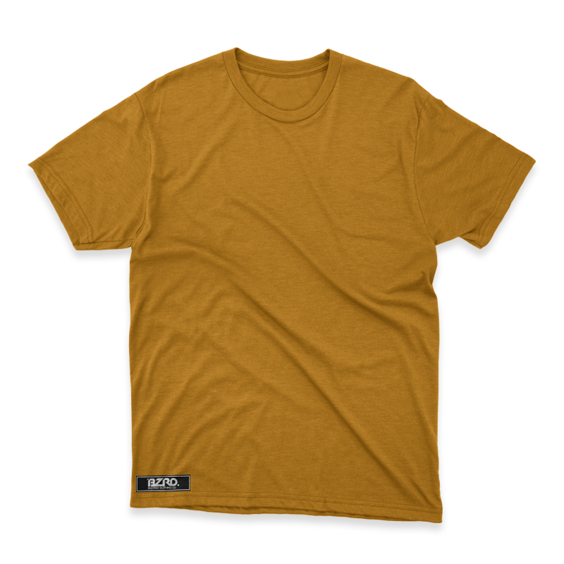 BAJU KAOS TSHIRT POLOS PRIA WANITA UNSEX WARNA KUNING BUSUK MUSTARD KUBUS COTTON COMBAD 30S LEMBUT A