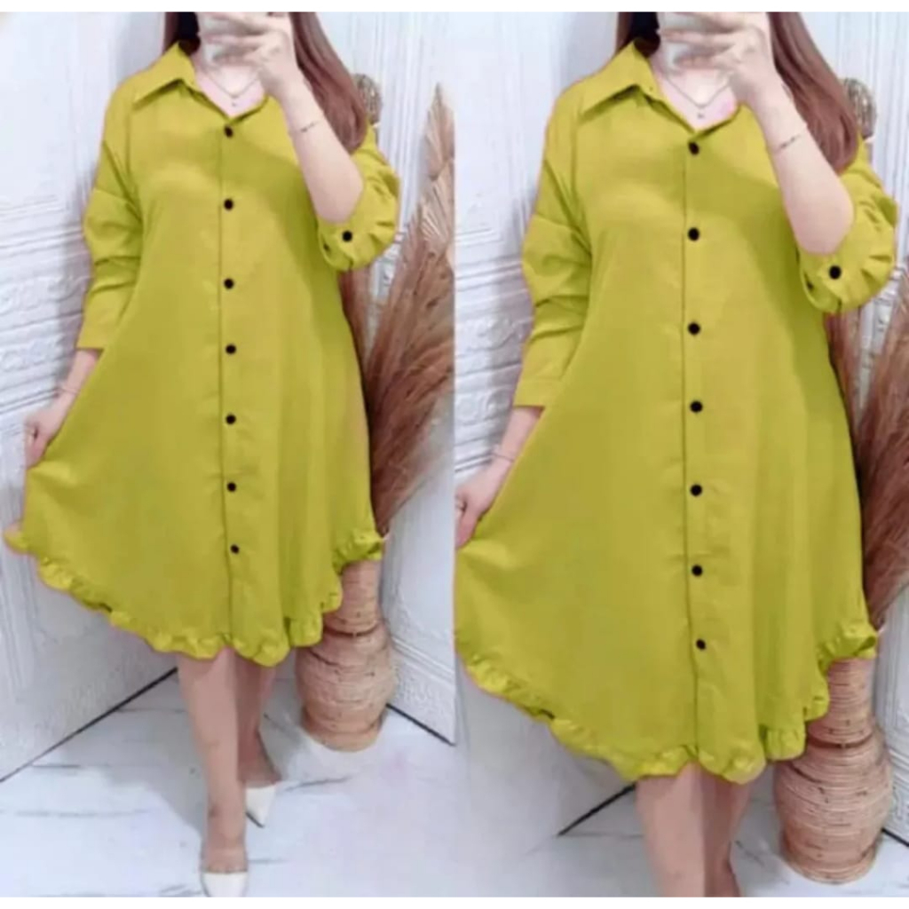 C0D  TUNIK WANITA REMPEL BAWAH TERBARU , FULL SIZE 4XL/ KEMEJA WANITA/ TUNIK REMPEL / BAJU MUSLIMAH/
