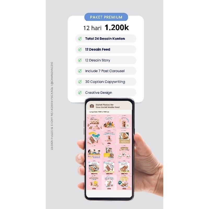 Design Feeds & Story Instagram Sosial media