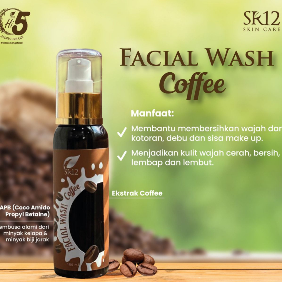 Sr12 Facial Wash Coffee Sabun Pembersih Wajah