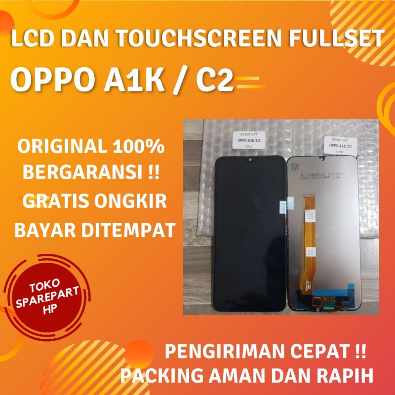 Lcd Ori Oppo A1K - A1 K Fullset Layar Touchscreen Original