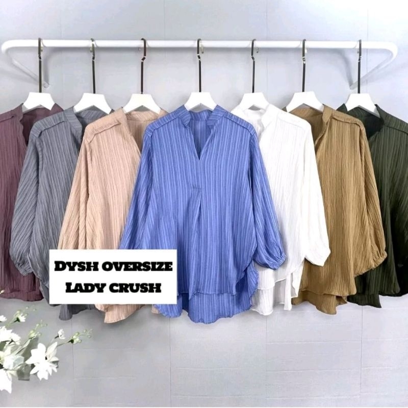 DYSH Oversize Blouse | Lady Crush Pakaian Terbaru Wanita