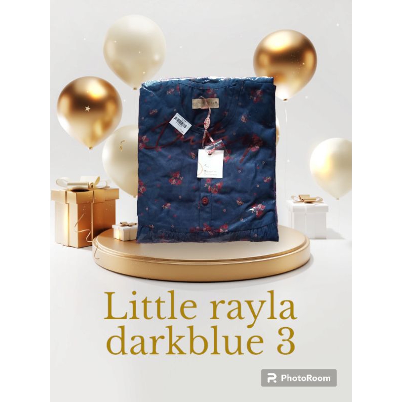 LITTLE RAYLA DARKBLUE 3#LITTLE DITSY JUNI 2023 #KOLEKSI DITSY#DITSY SIZE M #DITSY MARRON #DITSY TUNI