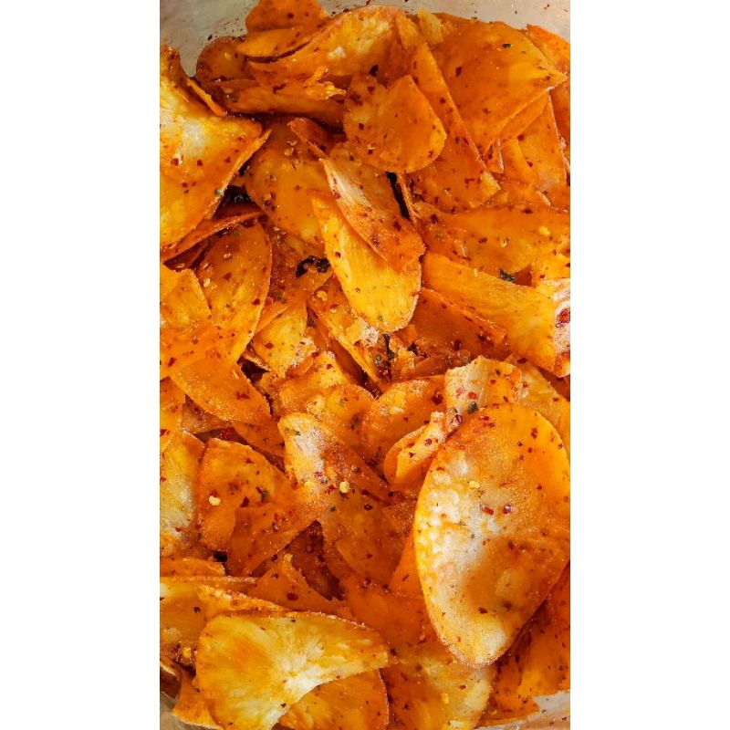 

Keripik singkong pedas (Keripik pedas)/ Pikset