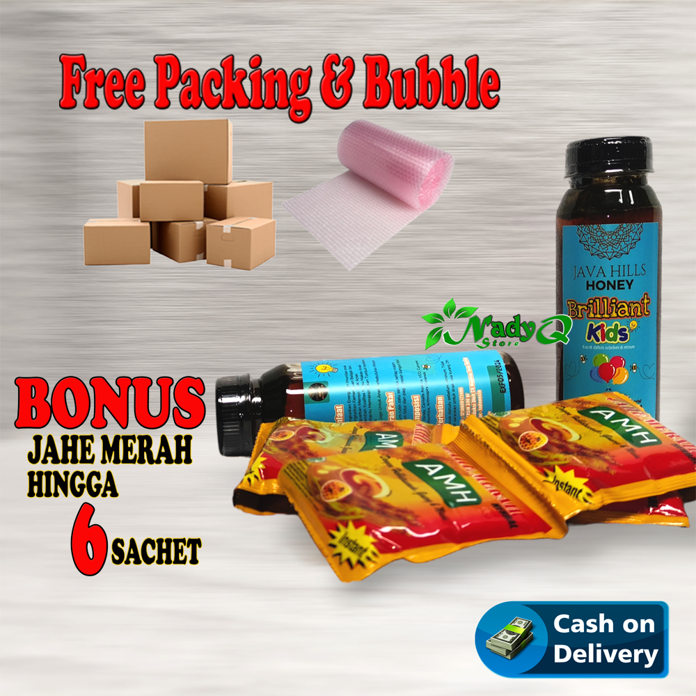 

Madu Brilliant Kids Java Hills Honey Nutrisi Otak Dan Penambah Nafsu Makan Anak Asli Original Kemasan 330 Gram