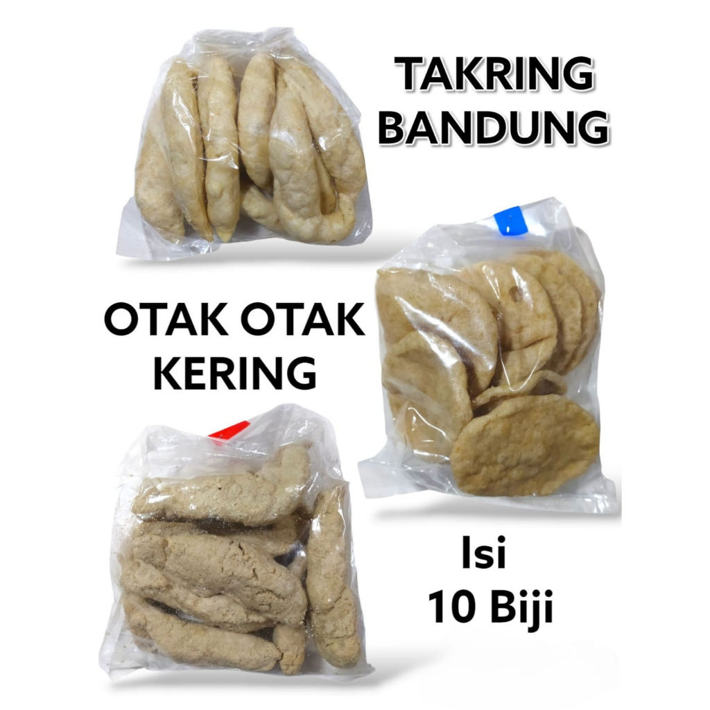 

TAKRING OTAK OTAK KERING ASELI BANDUNG ISI 10 Biji