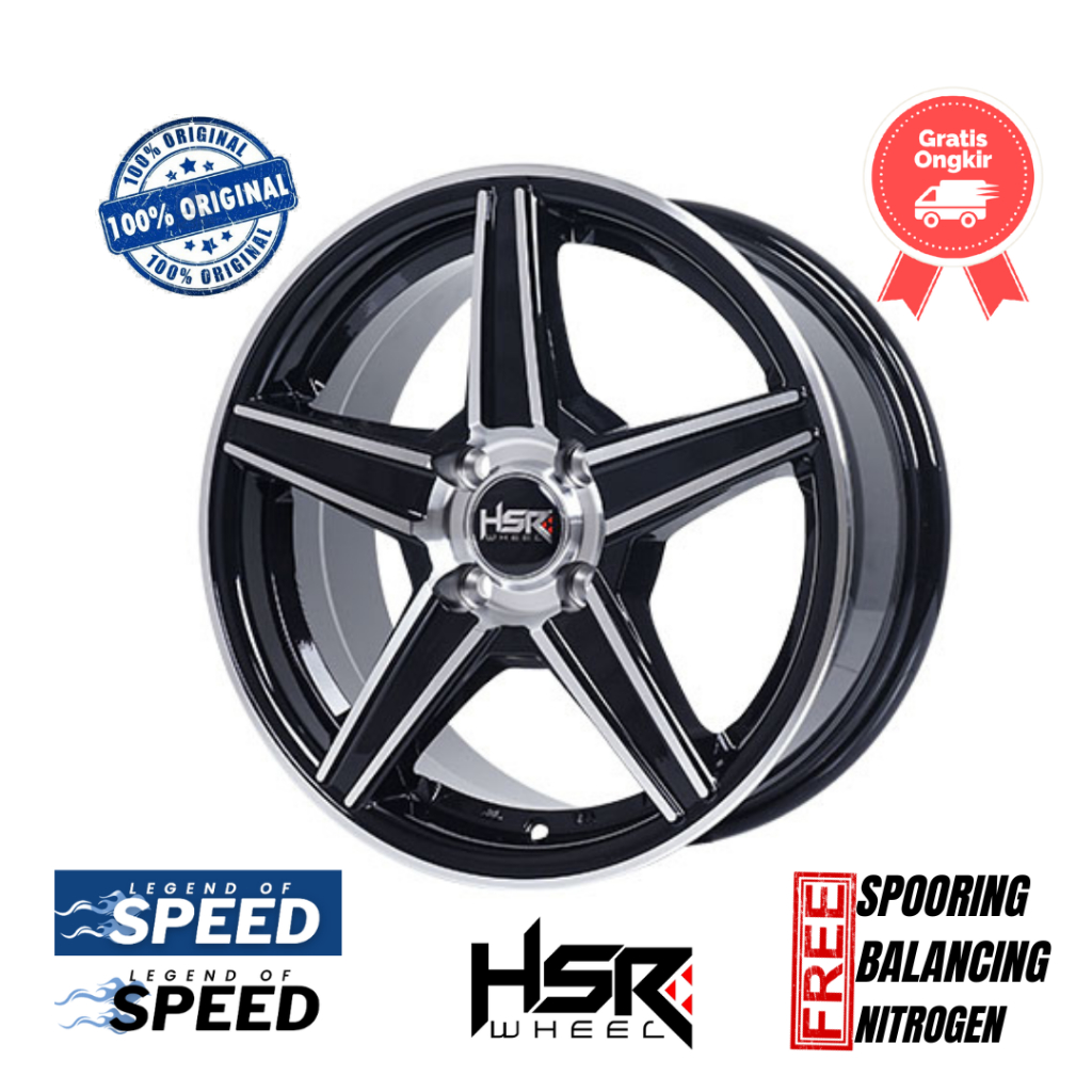 Velg HSR Ring 15 Emission ( Brio, jazz, Agya, Fiesta, Mirage, March Dll )