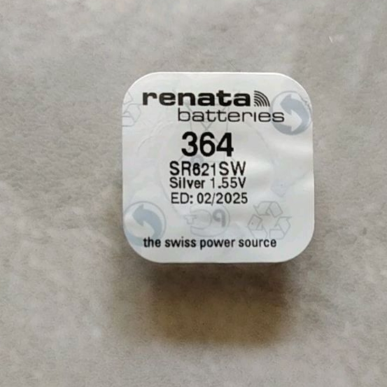 BATERAI JAM TANGAN CASIO MQ24 MQ 24 BATRE RENATA 364 ORIGINAL