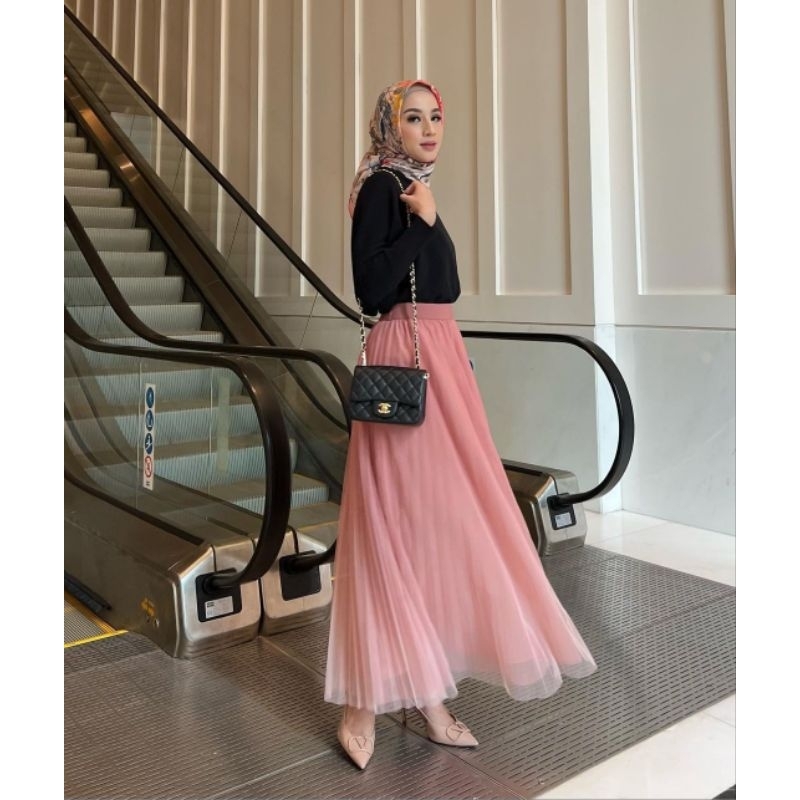 Disney Skirt Gonegani warna AURORA tinggal 1 (ORI)