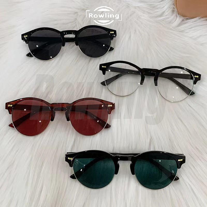 Rowling(ka-365)Sunglasses  Kacamata Hitam Unisex Pria/Wanita Bulat  Sunglasses New Arrival Import Kacamata Fashion