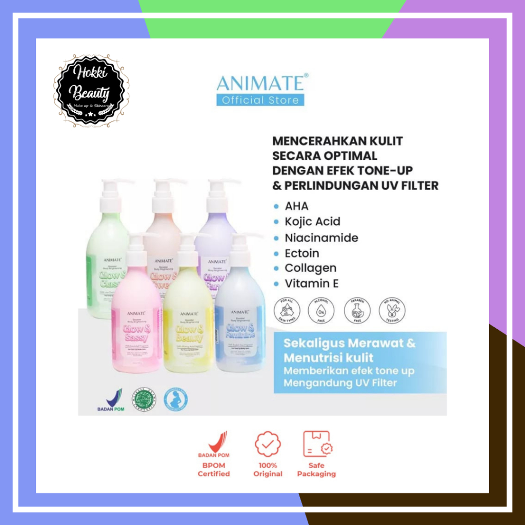 ANIMATE Body Lotion Brightening series| animate body lotion| lotion pencerah - UV FILTER