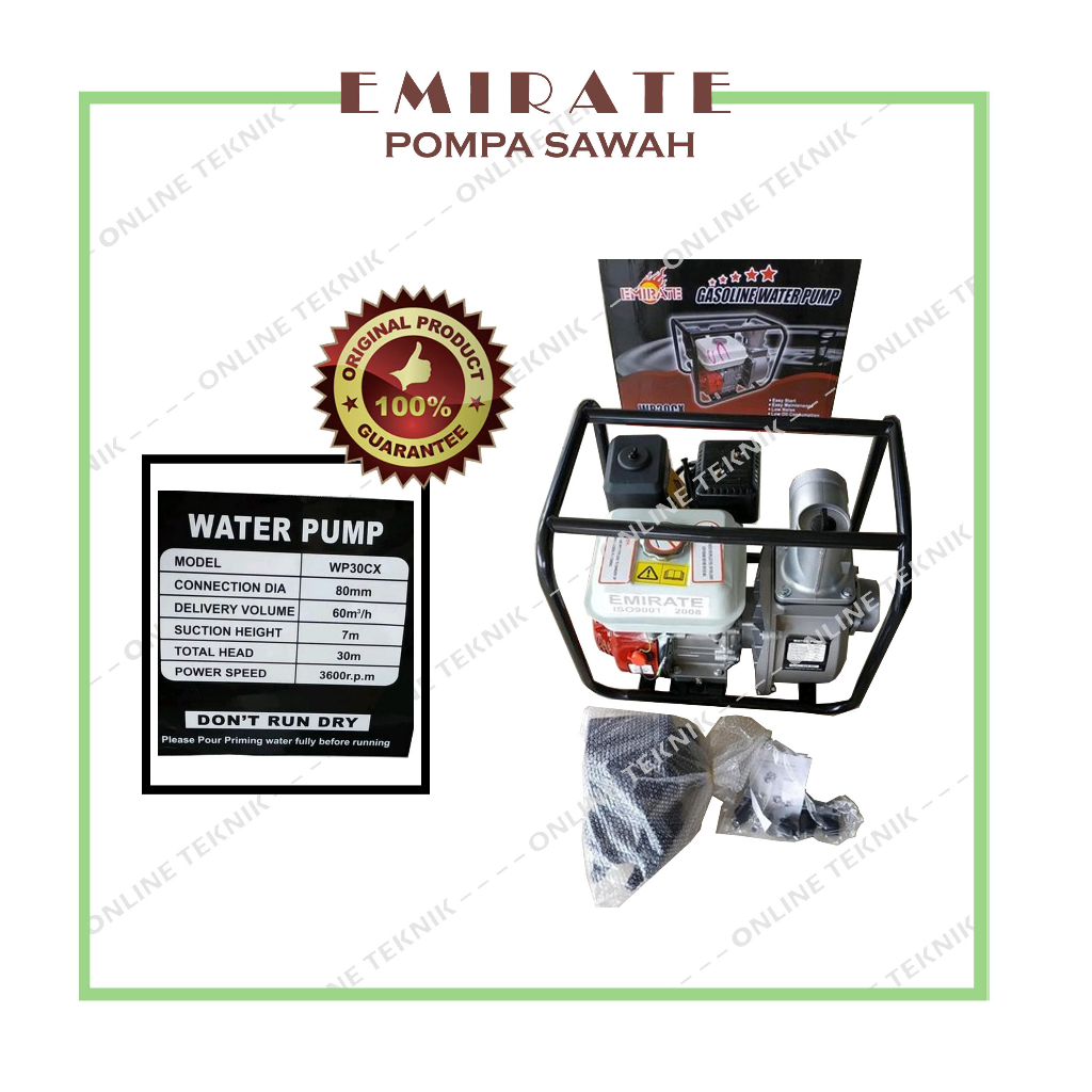EMIRATE Pompa Sawah WP 30 Pompa Air Sawah WP30 Original