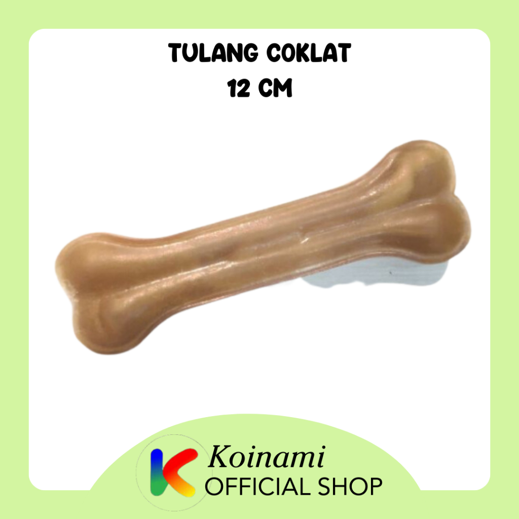 TULANG 12 cm COKLAT / TULANG ANJING