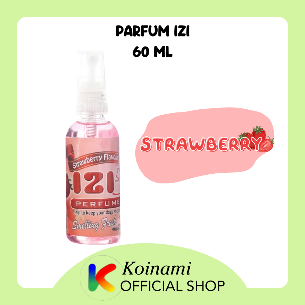 PARFUM IZI 60ml untuk kucing anjing / minyak wangi kucing anjing / grooming / btm