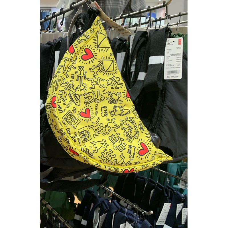 READY STOCK UNIQLO TAS MINI SHOULDER BAGS KEITH HARING JASTIP ORIGINAL