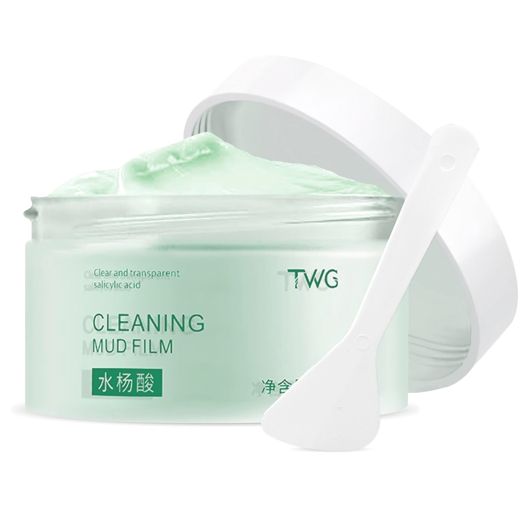 DBEST - TWG Mugwort Salicylic Acid Cleansing Mud Mask Blackhead Removal Pembersihan Perawatan Wajah