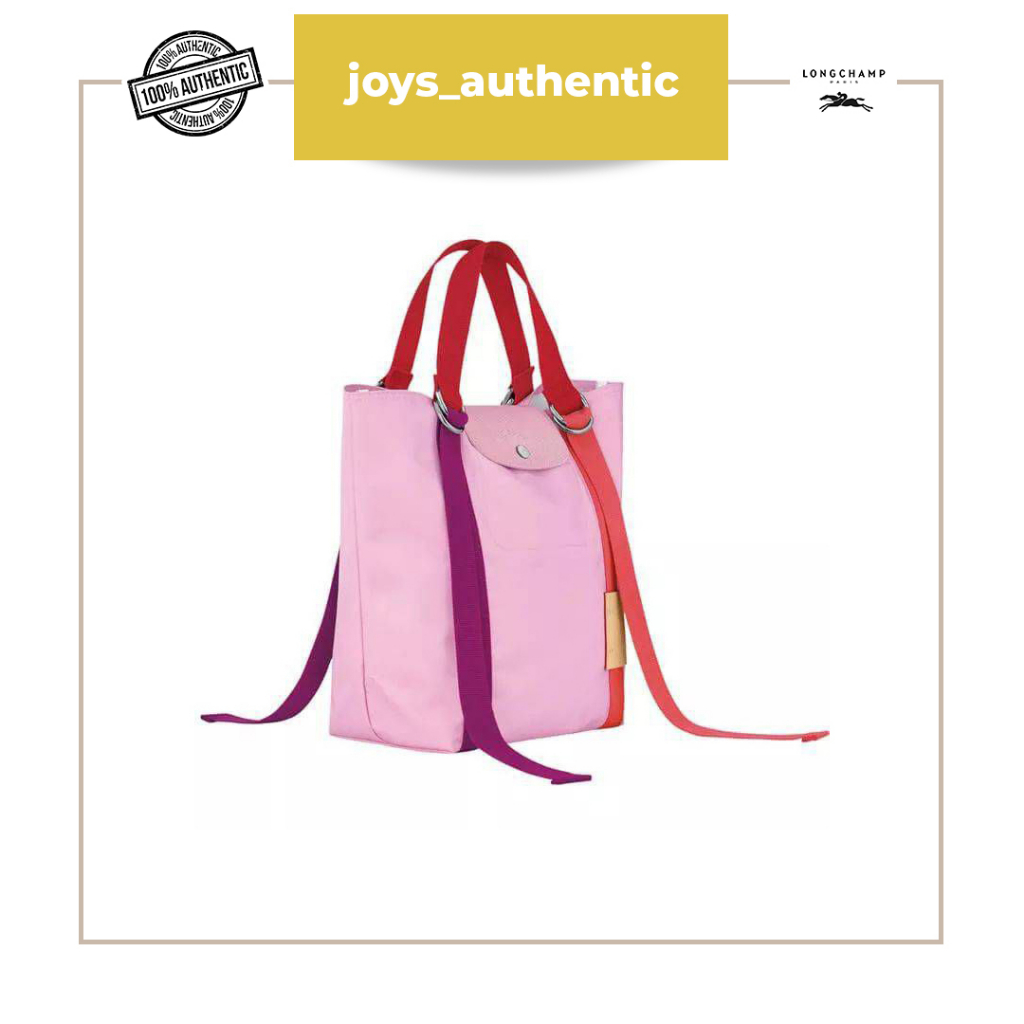 Tas Wanita Longchamp Le Pliage Replay Pink Woman Bag Authentic Original