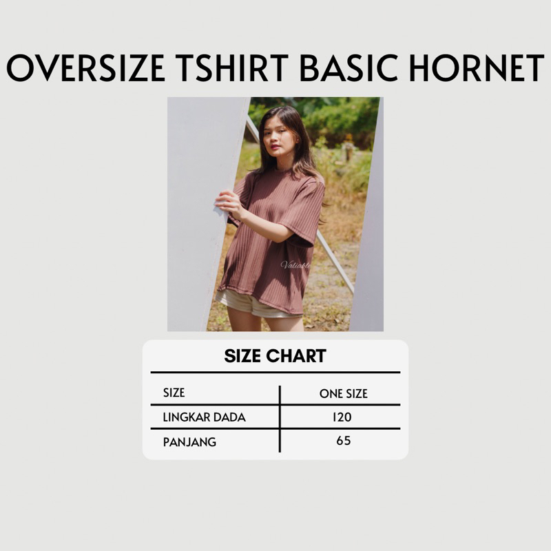 Oversize Tshirt Basic Hornet Valiable