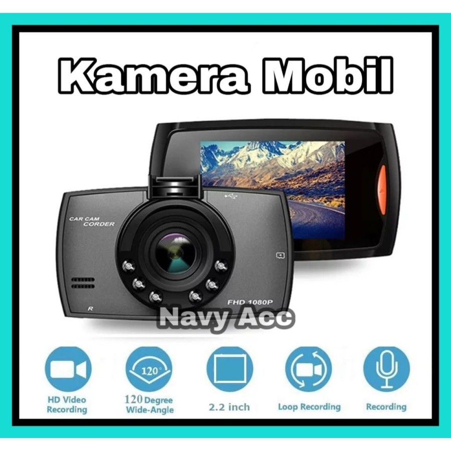 DASHCAM DASH CAM MOBIL FULL HD KAMERA CCTV CAMCORDER MOBIL DEPAN DASHBOARD NIGHT VISION 1080P JS141