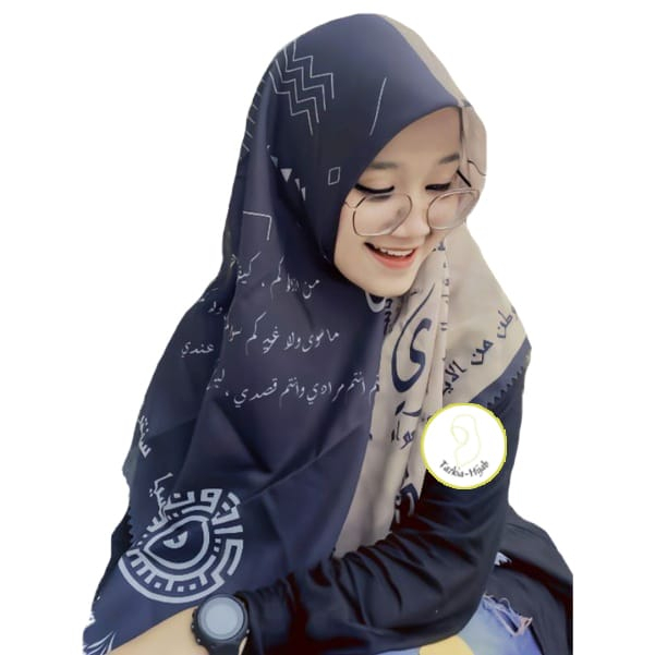 Cod Hijab man ana fataya segi empat voal premium sublime lasercut Kerudung Segi Empat