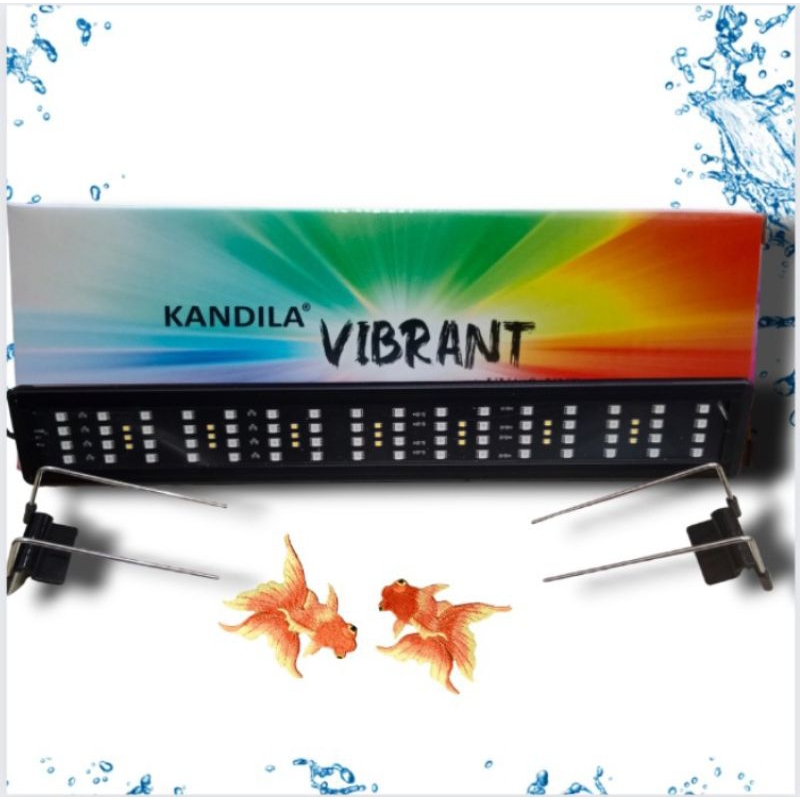 Lampu Led Atas Aquarium Aquascape KANDILA VIBRANT + UVA &amp; UVB V 400