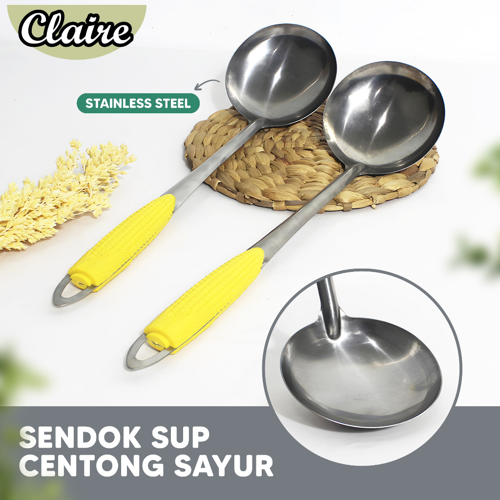 Centong Sayur Motif Apel / Centong Sup