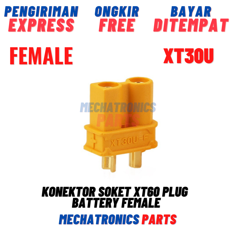 Konektor Soket XT30U Plug Battery Female, Male