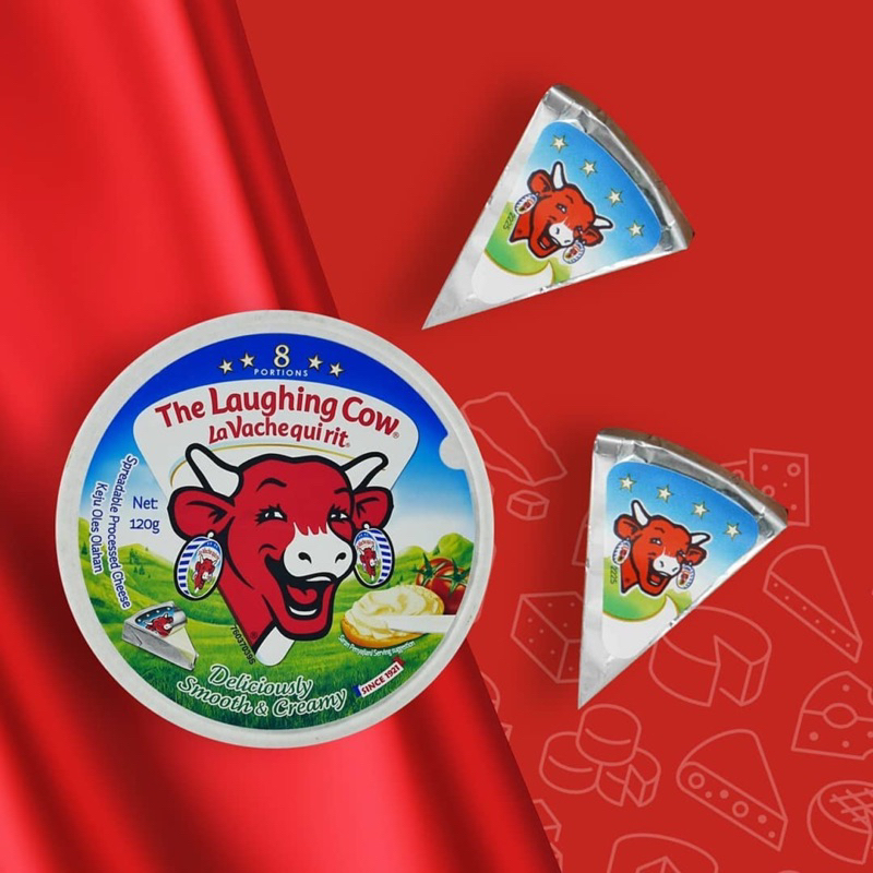 The laughing cow cheese segitiga - keju oles plain