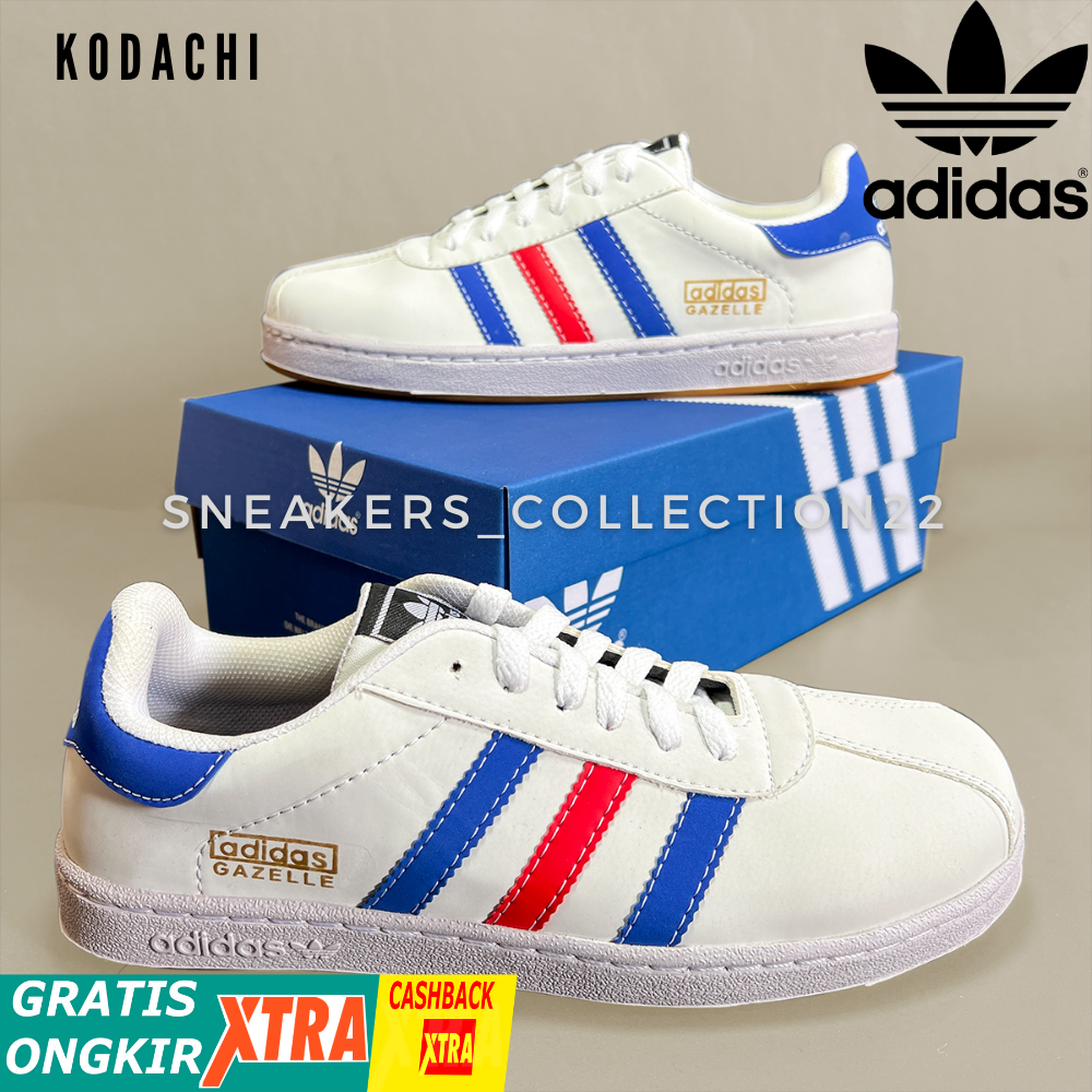 Sepatu Pria Adidas Gazelle OG X Kodachi White France Original Premium Sepatu Sneakers Casual Sport Adidas Gazelle / Spezial / Munchen / Samba / Hamburg