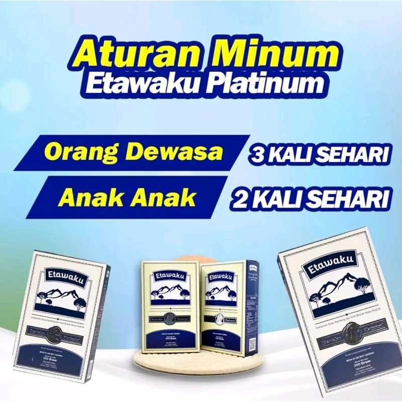 Susu Kambing ETAWAKU PLATINUM Cocok Untuk Ibu Menyusui Asi Booster &amp; Nyeri Sendi