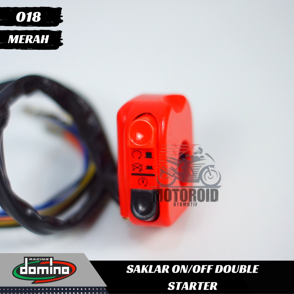 SAKLAR ON OFF STARTER KANAN WARNA UNIVERSAL CUSTOME DOUBLE